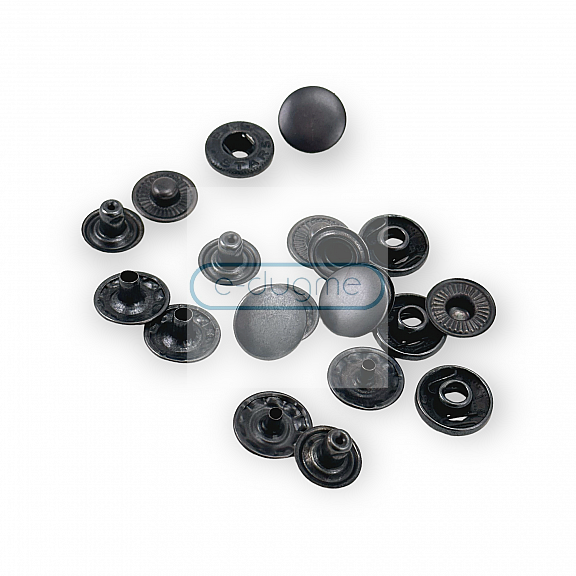 Alpha Snap Fasteners 15mm 3/4" Metal Snap Button C0001