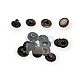 Alpha Snap Fasteners 15mm 3/4" Metal Snap Button C0001