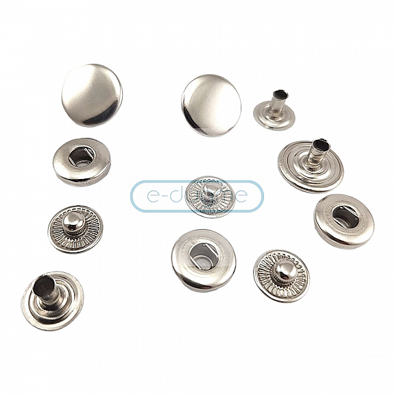 15 mm 3/4" Snap Fasteners Stainless Steel 54 System C00016P