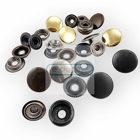 15 mm 3/4" 61 System Snap Fasteners 1 Gross C0004