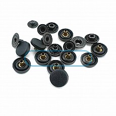 12 mm 20L / 15/32" Black Plastic Snap Fasteners C0007