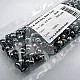 Prong Stud 8.5 mm Six Legged Metal Trok Black Nickel (500 pcs / Package) TR0011PK