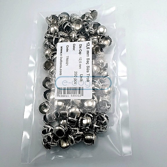 Prong Stud 12. 50 mm Six Legged Metal Trok (250 pcs / Package) TR0021PK