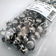 Prong Stud 12. 50 mm Six Legged Patterned Metal Trok (250 pcs / Package) TR0031PK