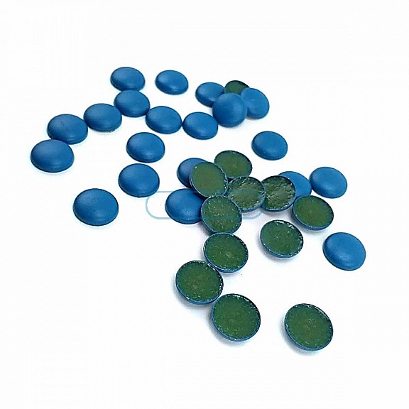 9 mm 14 size Blue Color Plastic Heating Rivet (250 pcs / Package) R0010