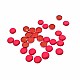 9 mm 14 size Red Color Plastic Adhesive Rivet (250 pcs / Package)R0011