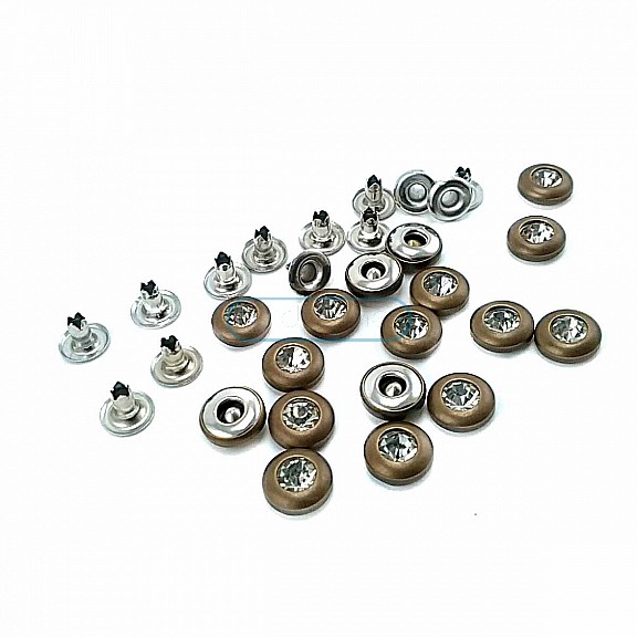 9 mm 14 L  Rhinestone Rivet (250 pcs / Package) R0014