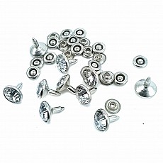 Cam Taşlı Sade Rivet 10 mm 16 boy R0029