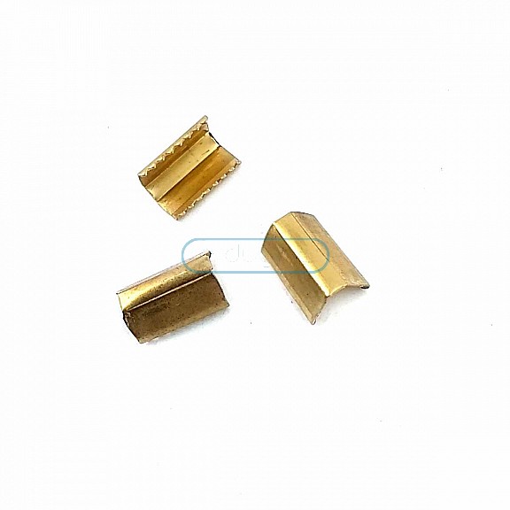 14mm x 9mm Cord End Clamping Piece Metal T0012