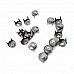  7,5 mm Punk Spikes Spots  Studs Swirl Pattern (250 pcs / Pack) TR0019