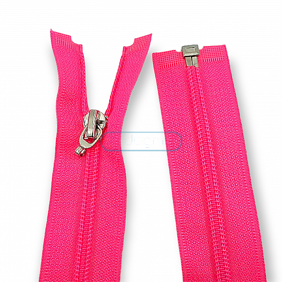 55 cm #5 21,66" Nylon Coil Jacket Zipper Open End - Separating ZPS0055T10