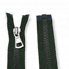 Molded Zipper 14 cm, 5,51" #9 Metal Teeth Imatation Close End ZPK0014T9MG