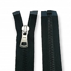 Molded Zipper 60 cm, 23,62" #9 Metal Teeth Imatation Open End - Separe ZPK0060T9MG