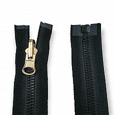 Molded Zipper 80 cm, 31,50" #9 Metal Teeth Imatation Open End - Separe ZPK0080T9MG