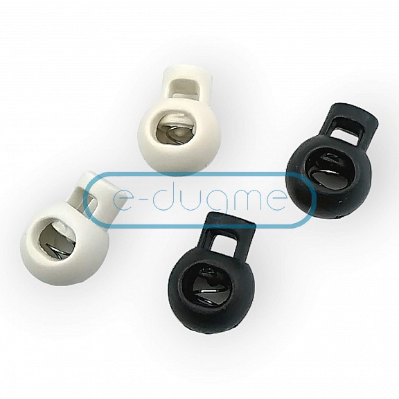 Single Hole Plastic Mine Stopper 6 mm Hole Diameter Top Press - Round Model H000105