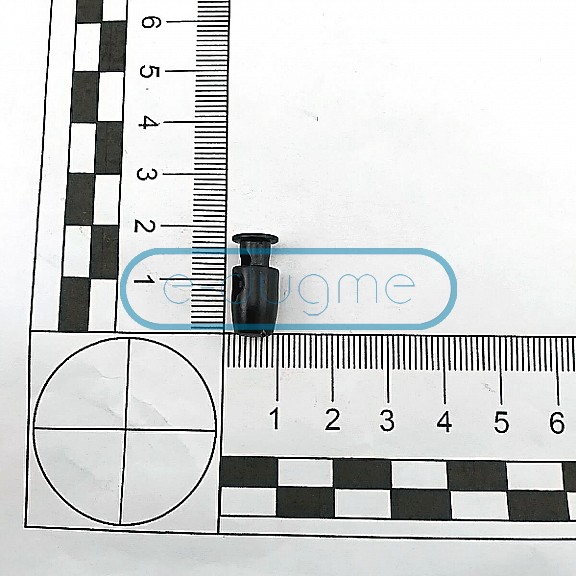 Single Hole Plastic Stopper 3 mm Hole Diameter Top Press - Plain Model H002101