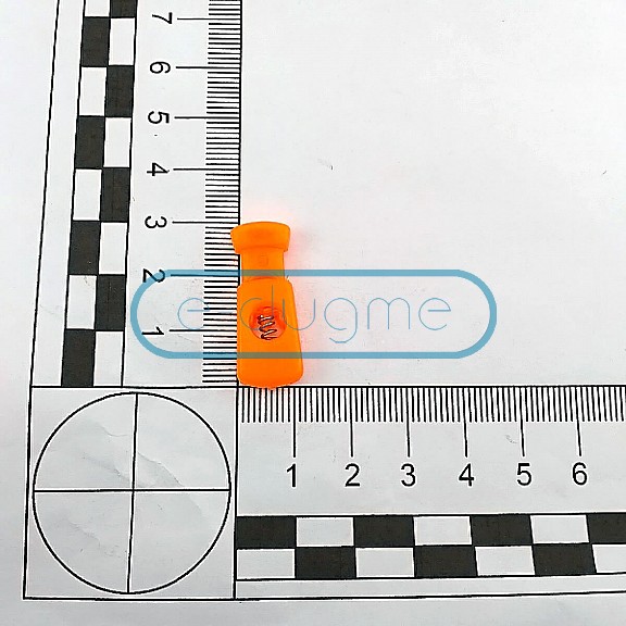 Single Hole Plastic Stopper 5 mm Hole Diameter Top Press - Special Model H002114