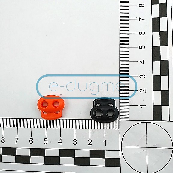 Plastic Stopper 4 mm Hole Diameter Two Hole Top Press H005005