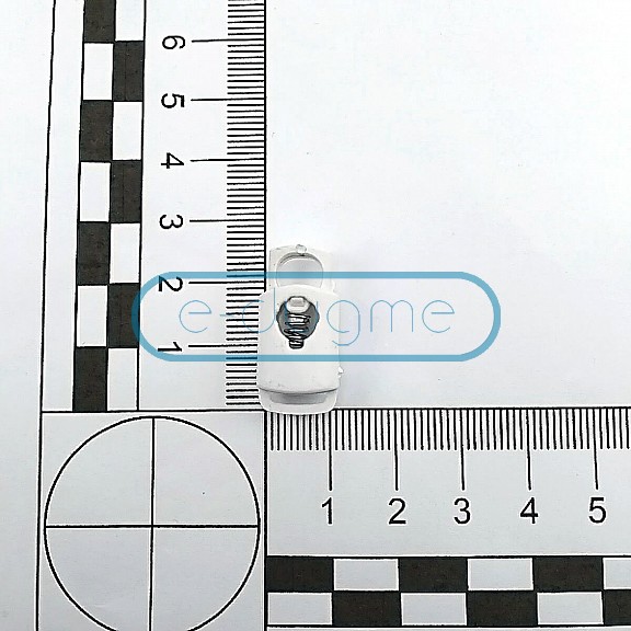 Single Hole Plastic Stopper 6.5 mm Hole Diameter Top Press - Bottom Bridge H005029