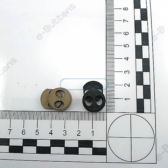 Two Hole Plastic Stopper 5 mm Hole Diameter Top Press - Circile Model Stopper H008023K