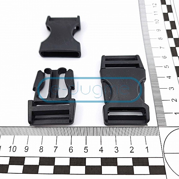 Snap Bandolier Buckle 2.5 cm Snap Plastic Buckle H009076