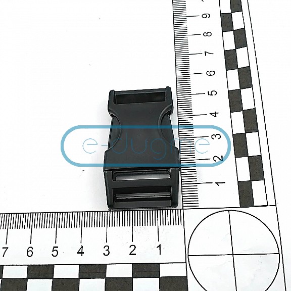 Plastic Bandolier Buckle 2 cm Snap-On Plastic Buckle H009074