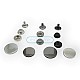 Stainless Italian Style Coat Snap Button Deluxe Series 501 DLX00501P