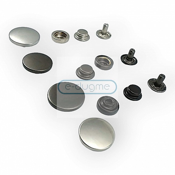 Stainless Italian Style Coat Snap Button Deluxe Series 501 DLX00501P