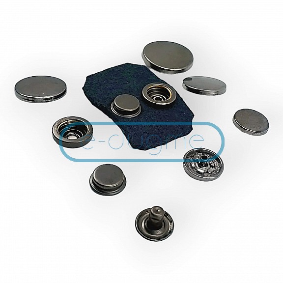 Coat Snap Button Zamak Snap Deluxe Series 503 Italian Style DLX00503Z