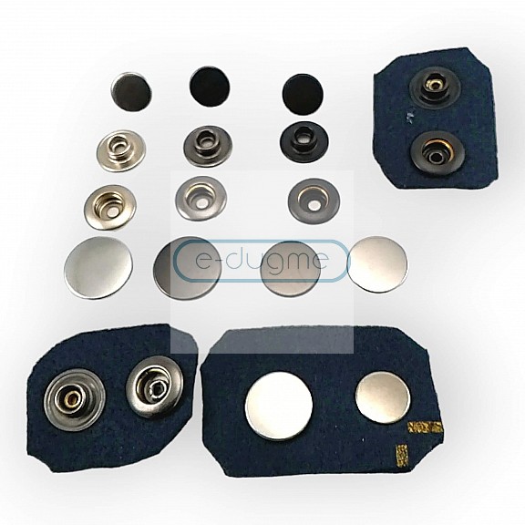 Coat Snap Button Italian Style Stainless Deluxe Series DLX00884P