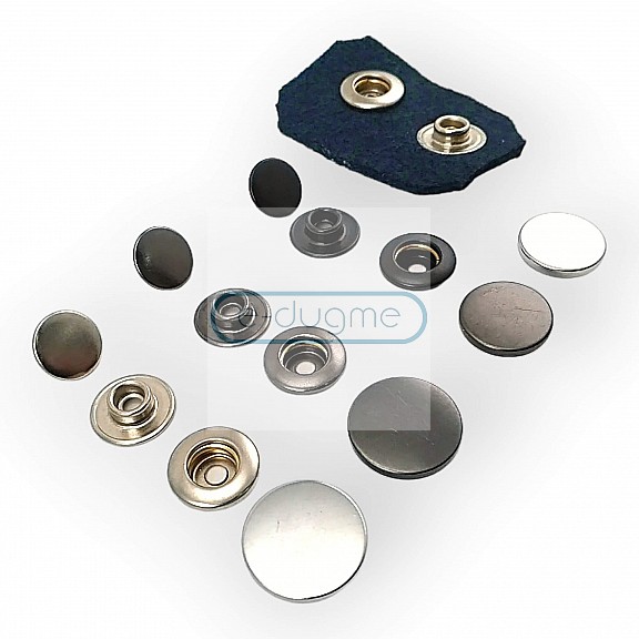 Coat Snap Button Italian Style Stainless Deluxe Series DLX00884P