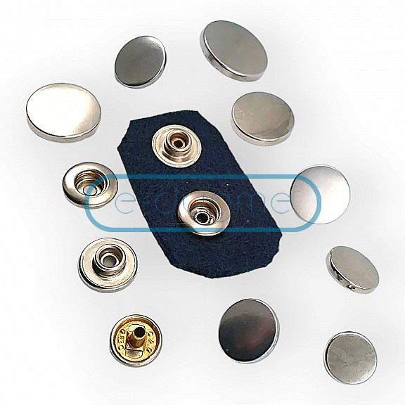 Coat Snap Button Italian Style Zamak Snap Deluxe Series DLX00884Z