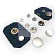 Stainless Coat Snap Button Deluxe Series 503C Italian Style DLXC00503P