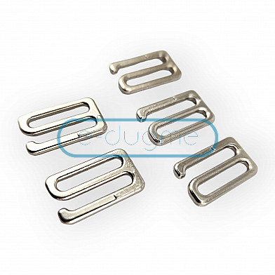 ▷ Bra Buckles - Hooks and Loops - 1 cm Hook Clasp Metal Buckle