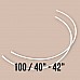 44 Size Bra Underwire Nylon Covered 50 Pcs / Pack PIRN00100BLN