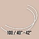 44 Size Bra Underwire Nylon Covered 50 Pcs / Pack PIRN00100BLN