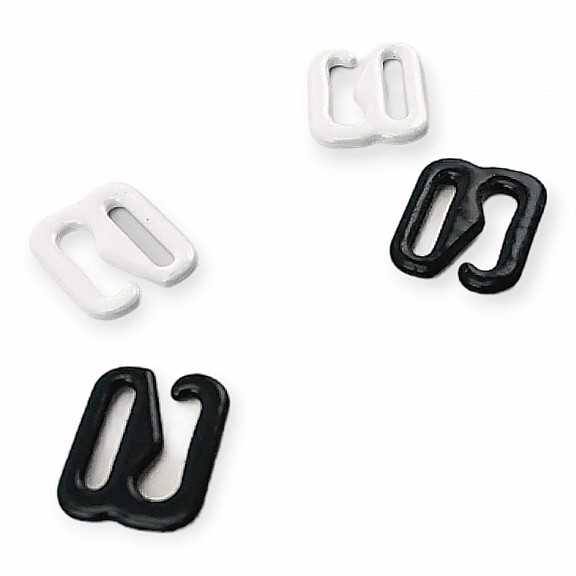 8 mm Bra Hook Metal Nylon Coated 0.31" PIR750008