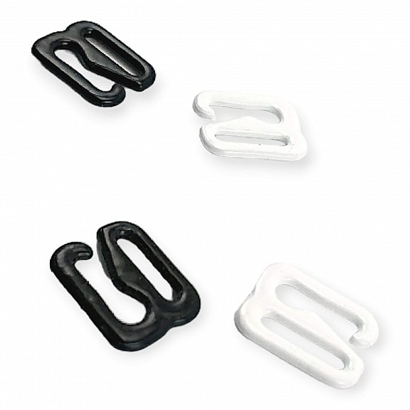 8 mm Bra Hook Metal Nylon Coated 0.31" PIR750008