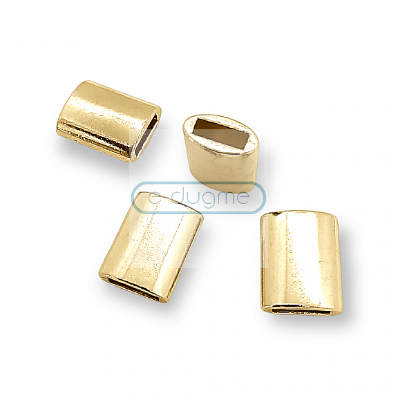 Cord End Flat Shape length 16 mm Rectangular Entry 9.2 mm PBB011