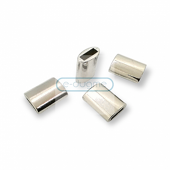 Cord End Flat Shape length 16 mm Rectangular Entry 9.2 mm PBB011