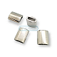 Cord End Flat Shape length 16 mm Rectangular Entry 9.2 mm PBB011