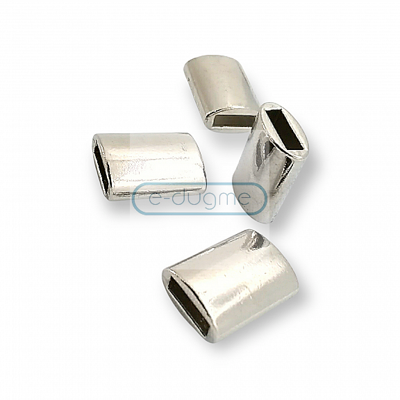 Cord End Flat Shape length 16 mm Rectangular Entry 9.2 mm PBB011