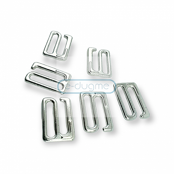 Brassiere Hook 16.3 mm Metal Buckle PBT0004