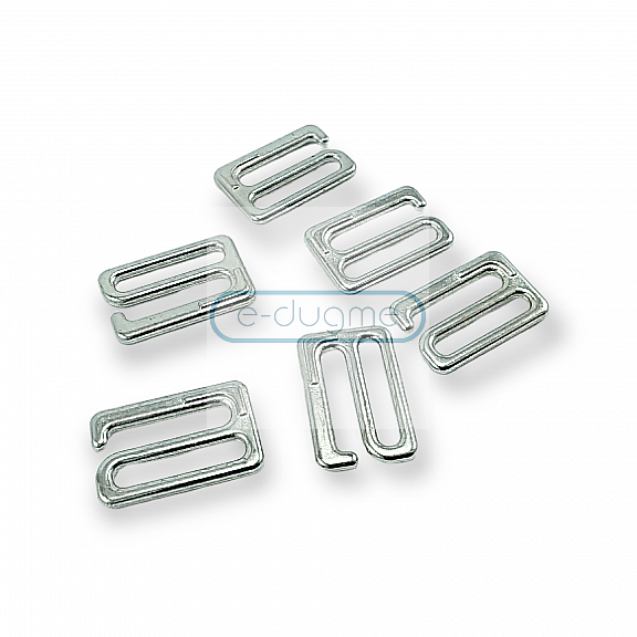 Brassiere Hook 16.3 mm Metal Buckle PBT0004