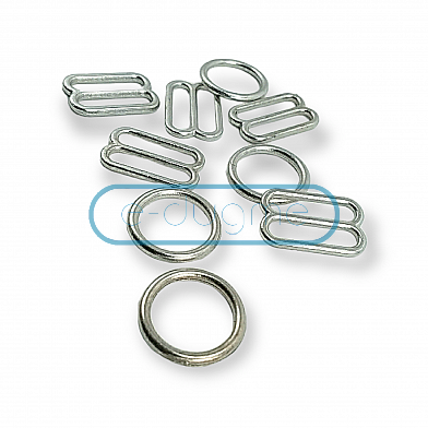 Cheap 100 Creative Silver Metal Bra Strap Adjuster Hooks/O Ring