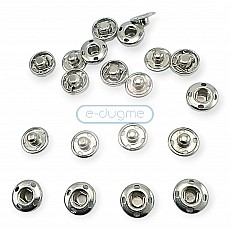 10 mm 16L / 25/64" Sew-On Snap Button Stainless ERD100P4