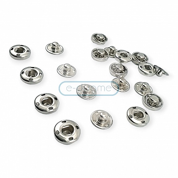 10 mm 16L / 25/64" Sew-On Snap Button Stainless ERD100PR4