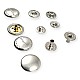 54 System Brass Caas 125 Model Snap Button Curved 4 Piece Set ERCAAS0125PR