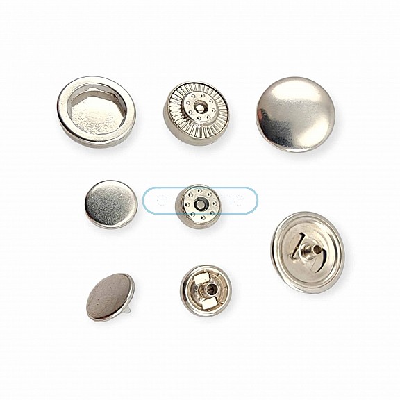 19 mm Coat Snap Button 250 pcs Brass Deluxe Series PR190R200B