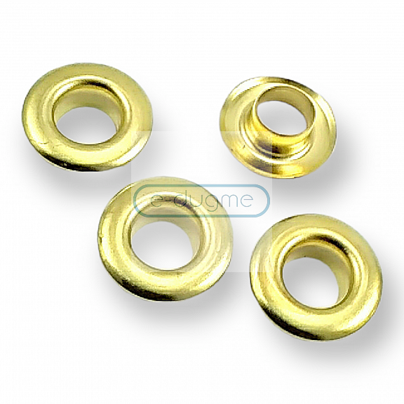 Curved Eyelet 23/64" Brass 9,3 mm ERB0024PR